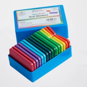 Knit Pro peines bloqueo arcoiris