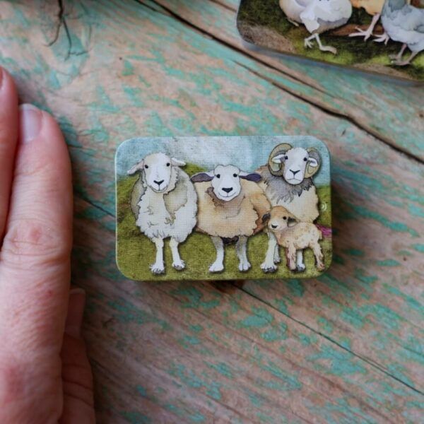 Emma Ball Pocket Tin Felted Sheep