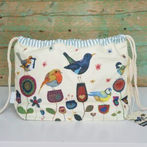 Emma Ball Bolsa de proyecto Stitched Birdies