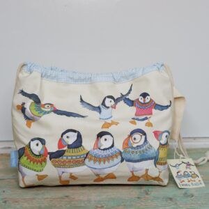 Emma Ball Bolsa de proyecto Woolly Puffins