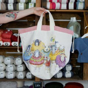 Emma Ball Bolsa grande de proyectos Sheeps in Sweaters
