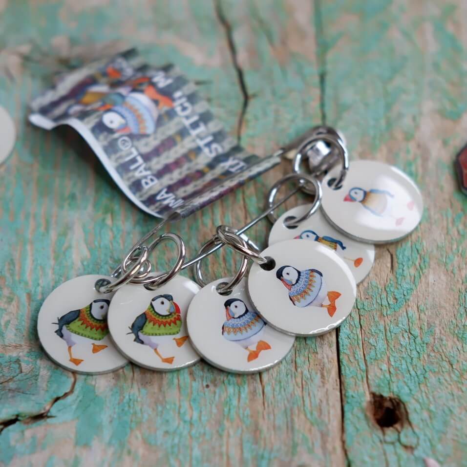 Emma Ball marcadores Woolly Puffins