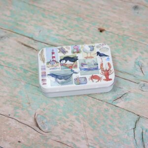 Emma Ball Caja metálica grande Coastal Pieces T315