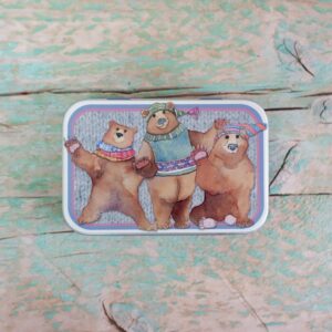 Emma Ball Caja metálica grande Woolly Bears T317