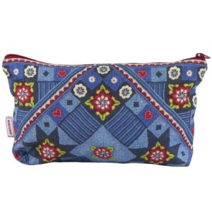 Emma Ball Bolsa de proyecto con cremallera Indigo Dreams ZP15