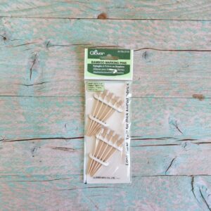 CLover alfileres de bambú para prendas de punto3