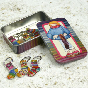 Emma Ball | Caja metálica con marcadores "SOCKS STITCH" TKN27