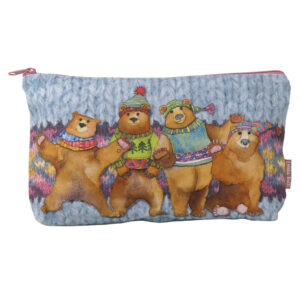 Emma Ball | Bolsa de proyecto con cremallera "WOOLLY BEARS" ZP22