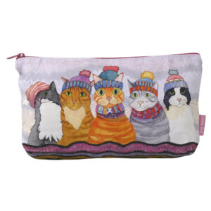 Emma Ball | Bolsa de proyecto con cremallera "CATS IN HATS" ZP23