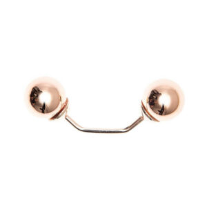 Rico Design Broche pasador bolas oro rosa