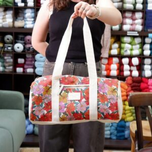Bohin Bolsa de labores Blossom Naranja